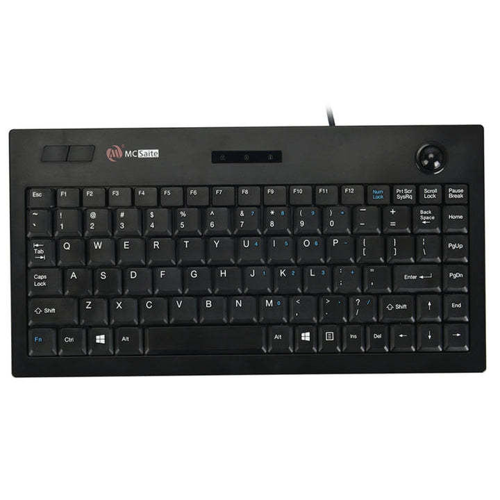 Lisslune | MC Saite MC-9712 Wired 88-Key Multimedia Computer Keyboard with Trackball for Windows