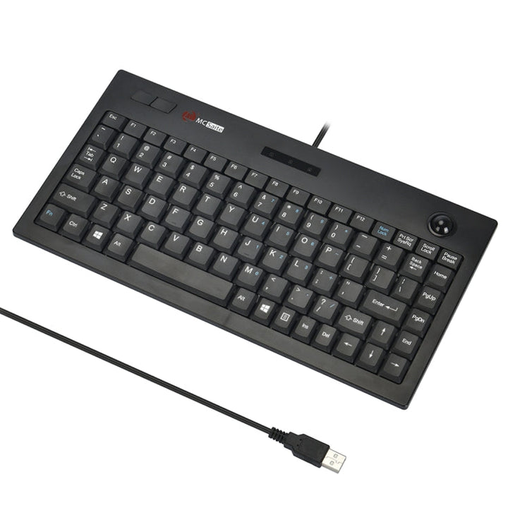 Lisslune | MC Saite MC-9712 Wired 88-Key Multimedia Computer Keyboard with Trackball for Windows