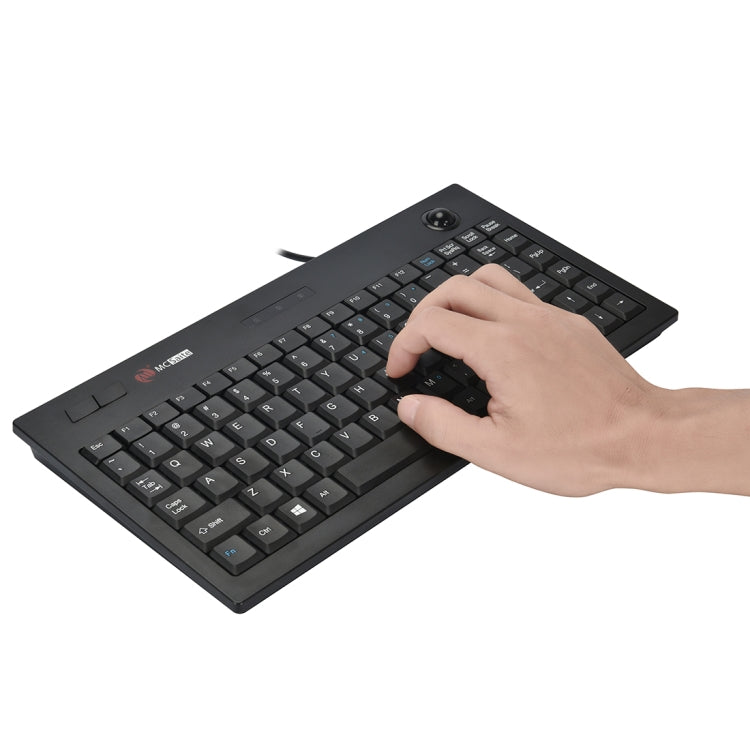 Lisslune | MC Saite MC-9712 Wired 88-Key Multimedia Computer Keyboard with Trackball for Windows