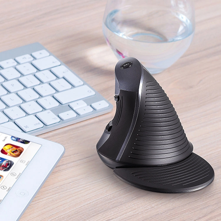 Lisslune | DELUX M618GX Wireless Ergonomic Vertical Mouse 1600DPI Optical Mouse