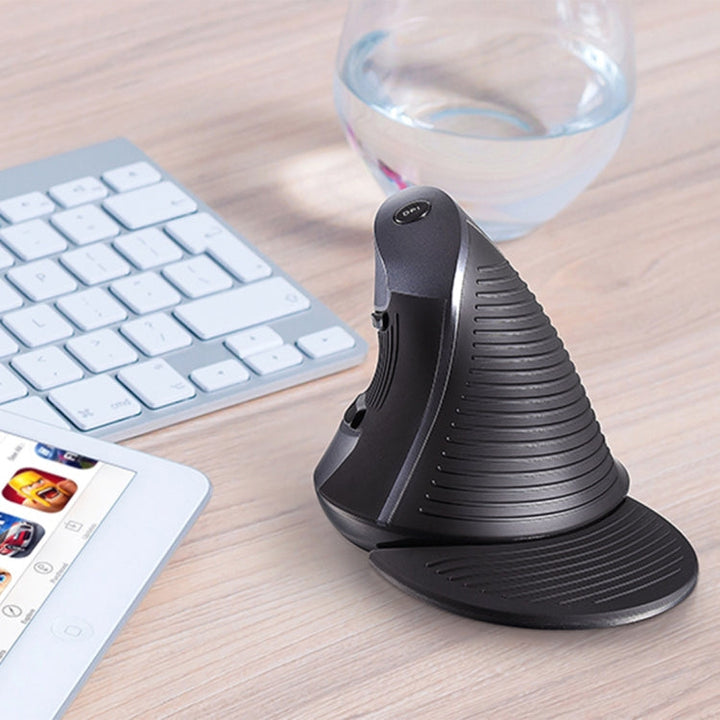 Lisslune | DELUX M618GX Wireless Ergonomic Vertical Mouse 1600DPI Optical Mouse