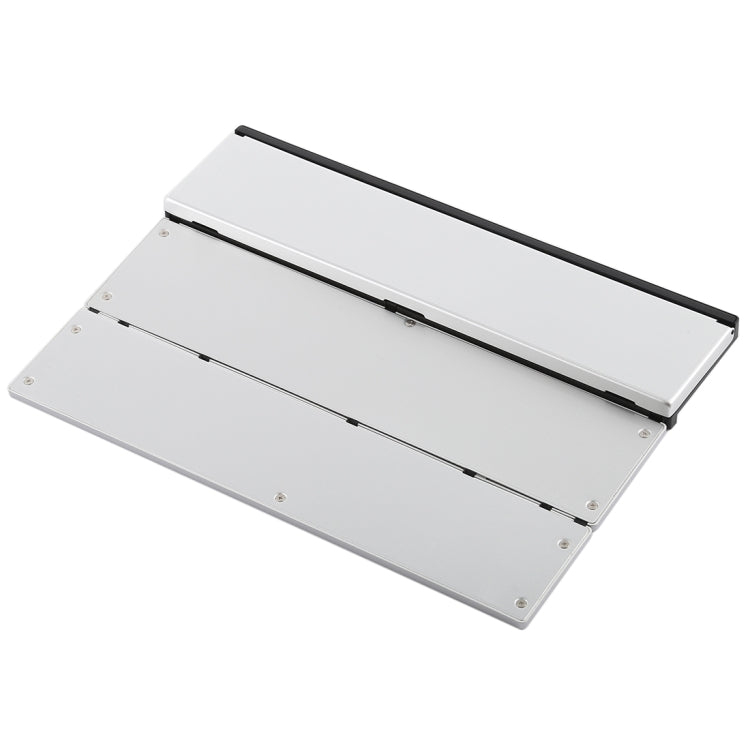 Lisslune | GK608 Ultra-thin Foldable Bluetooth V3.0 Keyboard, Built-in Holder, Supports Android / iOS / Windows System (Gray)