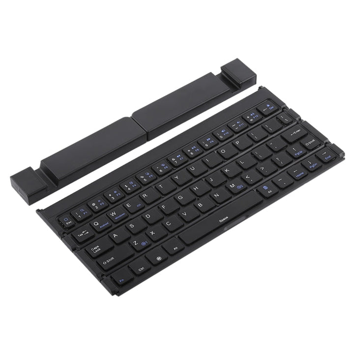 Lisslune | GK808 Ultra-thin Foldable Bluetooth V3.0 Keyboard, Built-in Stand, Supports Android / iOS / Windows System (Black)