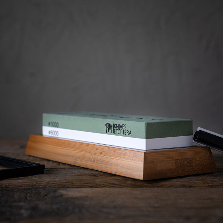 Lisslune | Professional Whetstone Knife Sharpener - Dual-Sided Grit for Precision Sharpening & Maintenance of Kitchen Knives