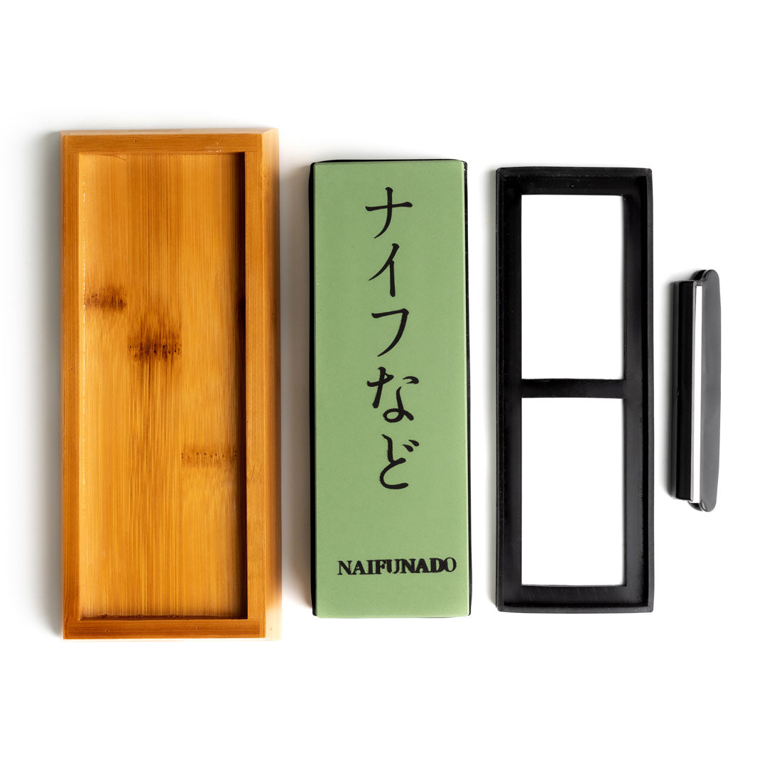 Lisslune | Professional Whetstone Knife Sharpener - Dual-Sided Grit for Precision Sharpening & Maintenance of Kitchen Knives