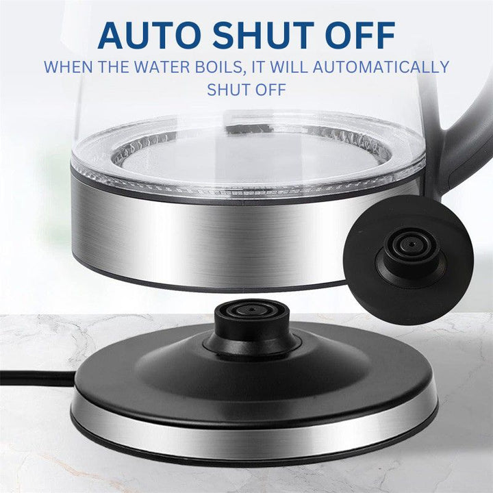 Lisslune | 1.8L Electric Glass Kettle with LED Illumination