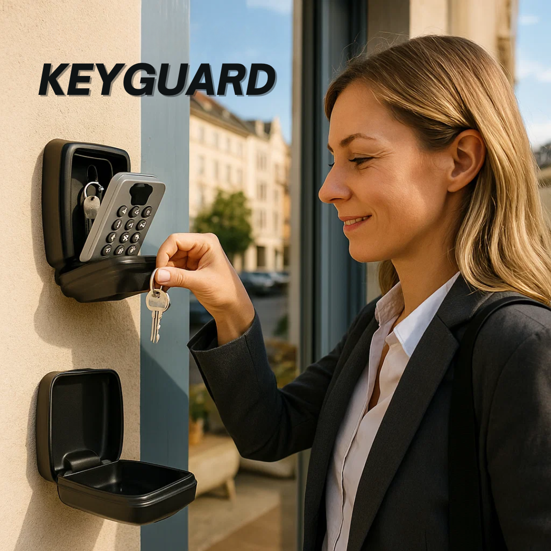 Lisslune | KeyGuard Outdoor Safe – Weatherproof Wall-Mounted Key Box