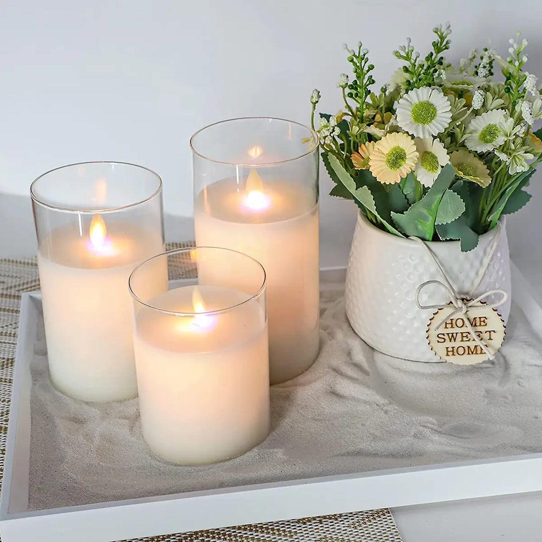 Lisslune | Electric Candles | 3 adjustable LED lights