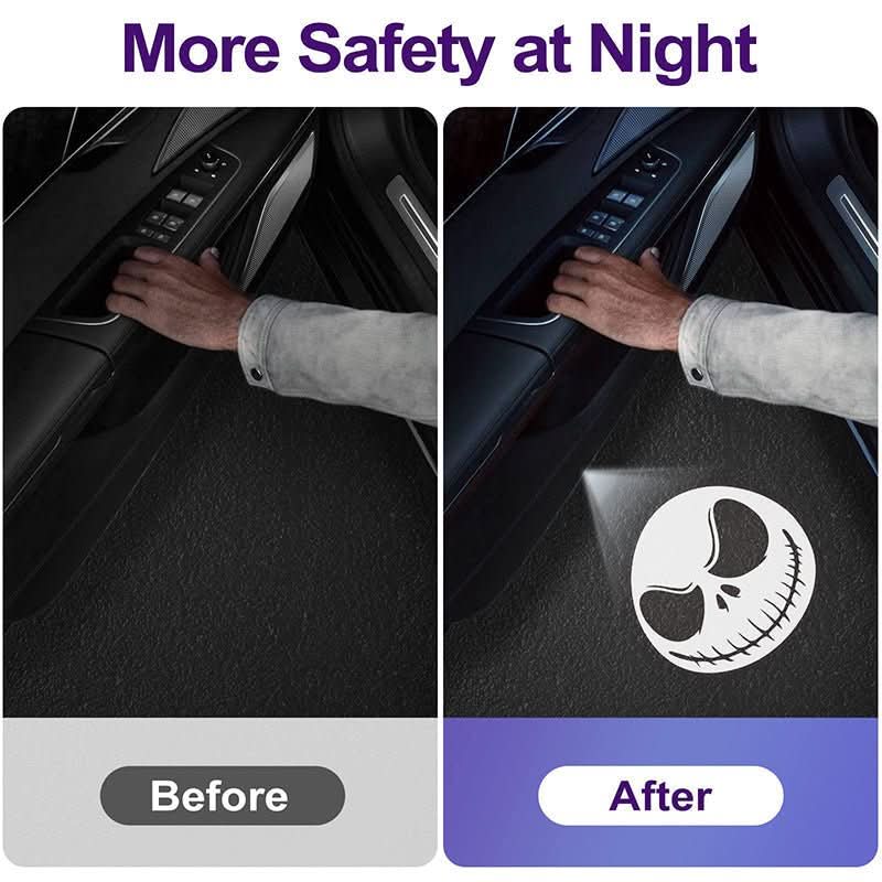 Lisslune | Wireless LED car door light for brand projection