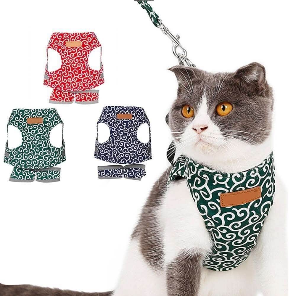 Lisslune | Cat harness vest for safety & comfort