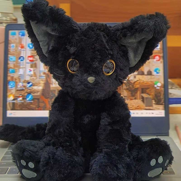Lisslune | Kawaii Black Cat Plush Toy Stuffed Animal