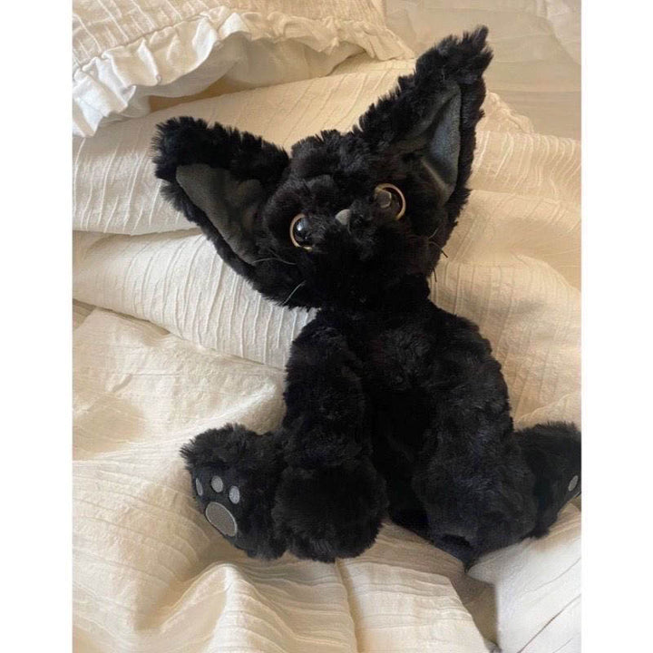 Lisslune | Kawaii Black Cat Plush Toy Stuffed Animal