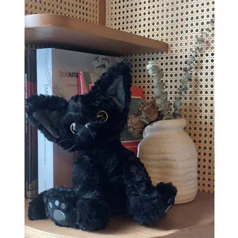 Lisslune | Kawaii Black Cat Plush Toy Stuffed Animal