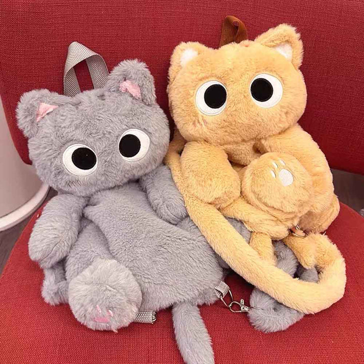 Lisslune | Cute Cat Plush Backpack