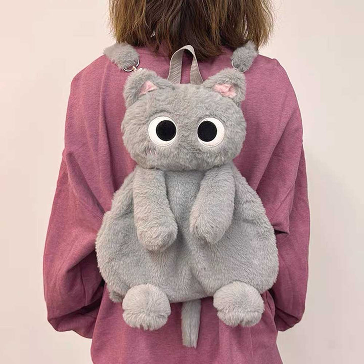 Lisslune | Cute Cat Plush Backpack