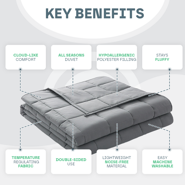 Lisslune | All Seasons Cloud-Soft Duvet | Gentle on Skin, Cozy & Breathable for Twin, Full, Queen, King Sizes