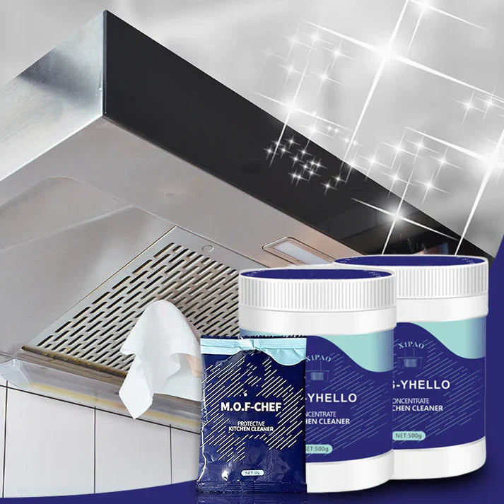 Lisslune | Kitchen degreaser cleaning agent Powerful oil contamination powder