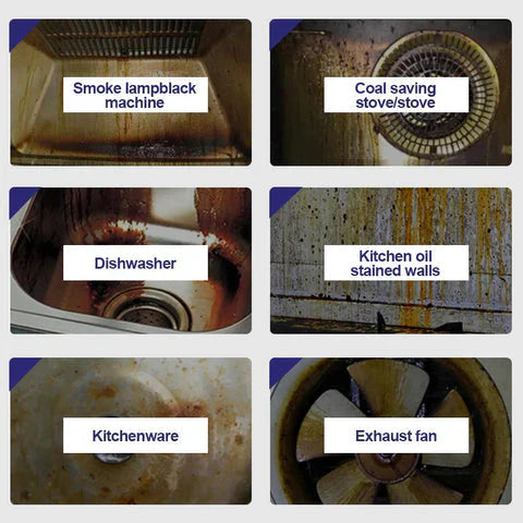 Lisslune | Kitchen degreaser cleaning agent Powerful oil contamination powder