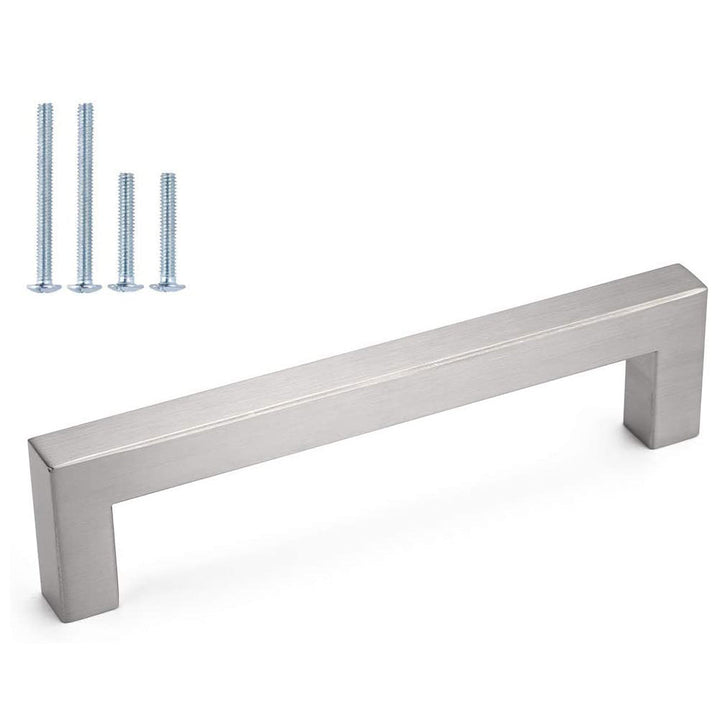 Lisslune | Kitchen cabinet pulls brushed nickel stainless steel cabinet handles