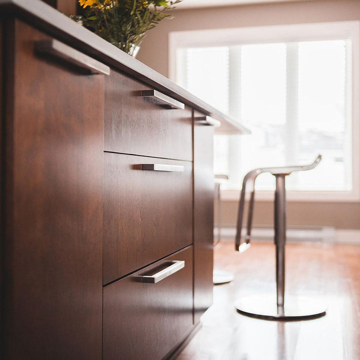 Lisslune | Kitchen cabinet pulls brushed nickel stainless steel cabinet handles