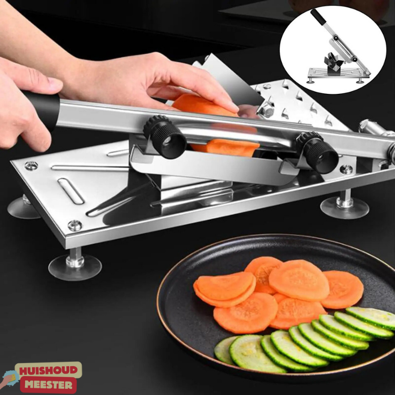 Lisslune | KitchenSlicer – Professional Cutting Machine for Home | Adjustable Blade, Durable Stainless Steel