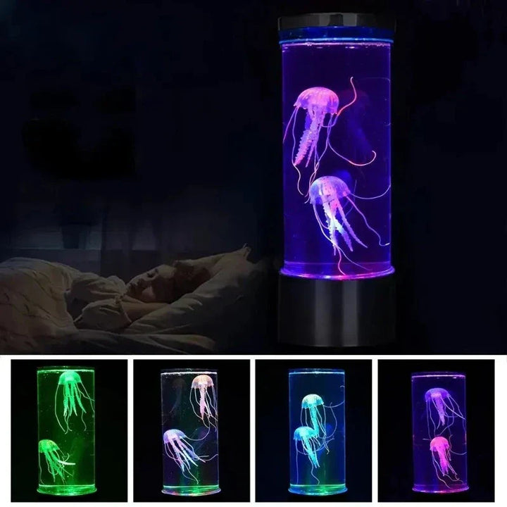 Lisslune | LED Jellyfish Lamp with Soft Glow – Aquatic Decor for Home, Office, and Relaxation Spaces