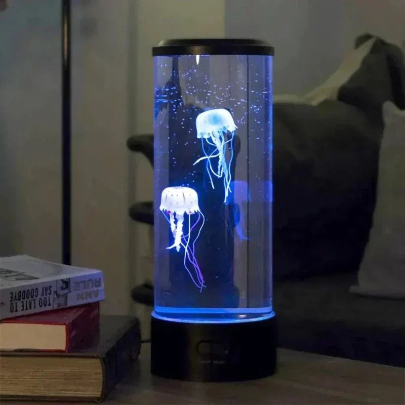 Lisslune | LED Jellyfish Lamp with Soft Glow – Aquatic Decor for Home, Office, and Relaxation Spaces
