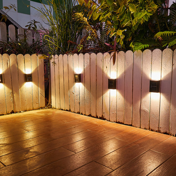 Lisslune | Wireless LED Solar Wall Lights Deluxe | Efficient and Cost-Saving Outdoor Lighting