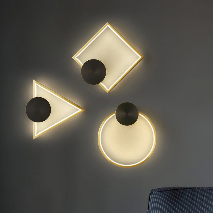 Lisslune | GeoLight – Sleek Geometric Wall Lamp for Contemporary Spaces