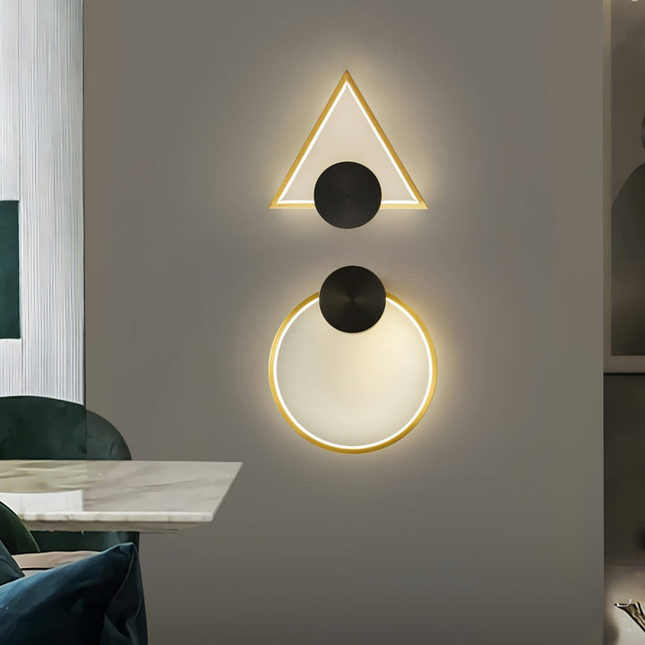 Lisslune | GeoLight – Sleek Geometric Wall Lamp for Contemporary Spaces