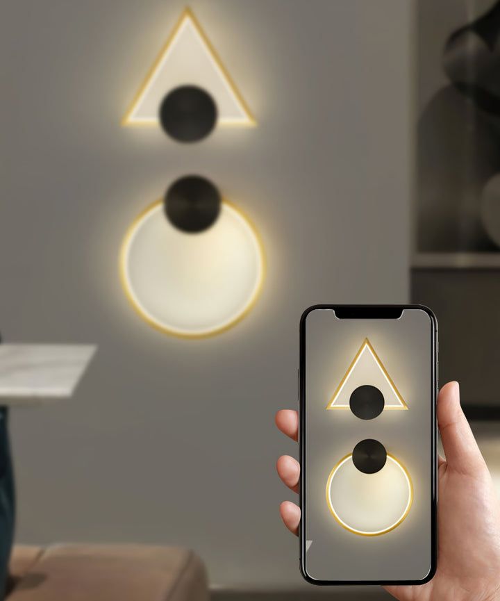 Lisslune | GeoLight – Sleek Geometric Wall Lamp for Contemporary Spaces