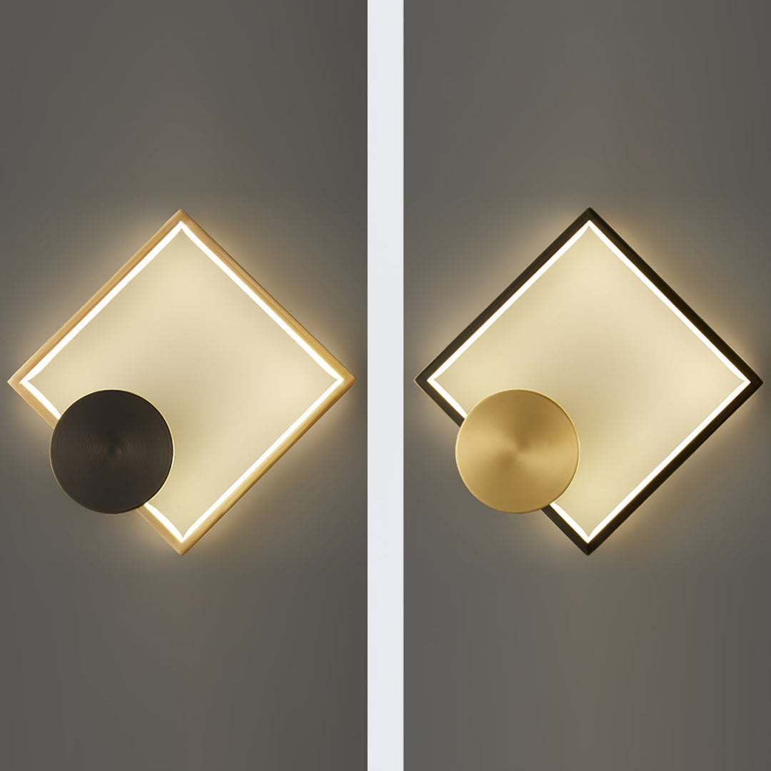 Lisslune | GeoLight – Sleek Geometric Wall Lamp for Contemporary Spaces