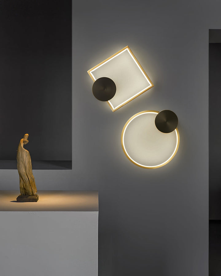 Lisslune | GeoLight – Sleek Geometric Wall Lamp for Contemporary Spaces