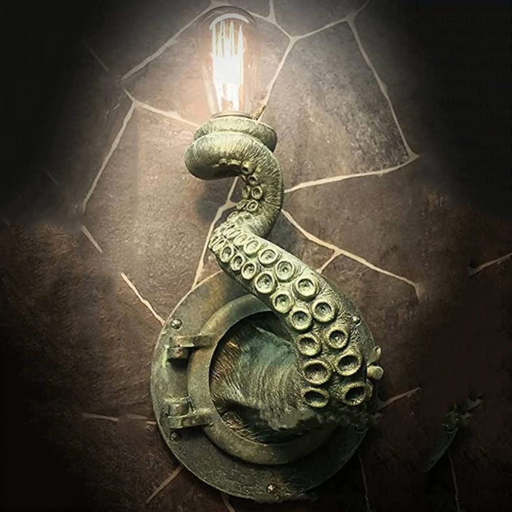 Lisslune | Krakenna – Sculptural Octopus Wall Light with Marine-Inspired Design