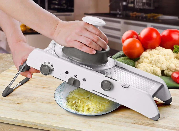 Lisslune | ProSlice Mandoline Vegetable Slicer – Adjustable Stainless Steel Blades for Precision Cutting