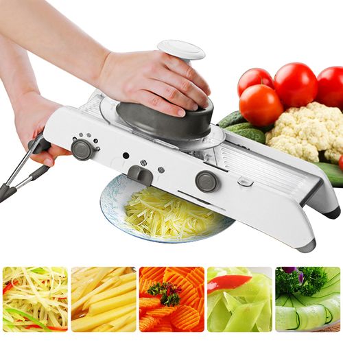 Lisslune | ProSlice Mandoline Vegetable Slicer – Adjustable Stainless Steel Blades for Precision Cutting