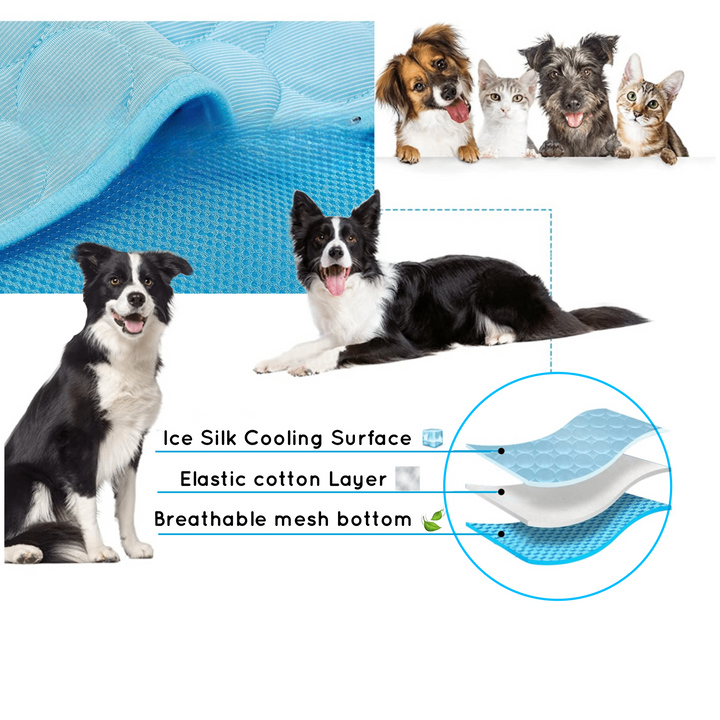 Lisslune | Dog&Cat Cooling Mat "Frisvriend" – Comfortable Self-Cooling Mat for Pets