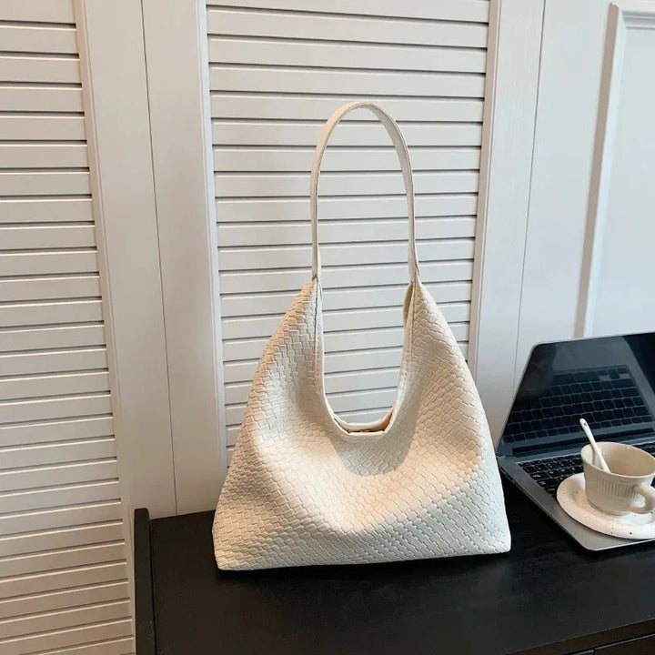 Lisslune | Bag Vegan Leather Everyday Woven Bag Shoulder Bag