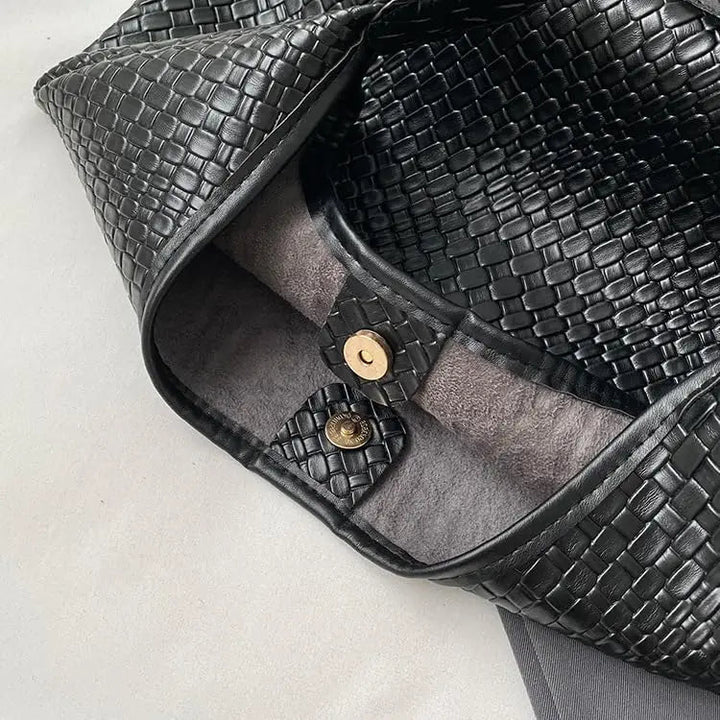 Lisslune | Bag Vegan Leather Everyday Woven Bag Shoulder Bag