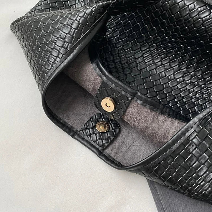 Lisslune | Bag Vegan Leather Everyday Woven Bag Shoulder Bag