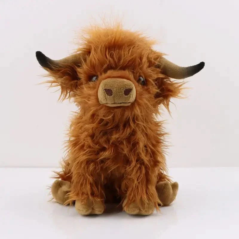Lisslune | CUDDLY HIGHLAND COW – Plush Highland Cow for Security, Comfort & Stylish Decoration