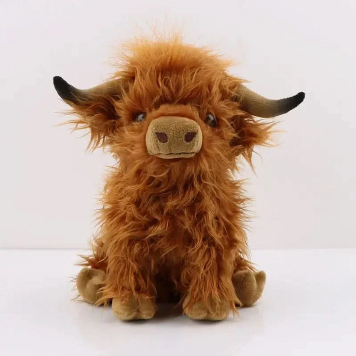 Lisslune | CUDDLY HIGHLAND COW – Plush Highland Cow for Security, Comfort & Stylish Decoration
