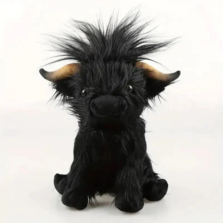 Lisslune | CUDDLY HIGHLAND COW – Plush Highland Cow for Security, Comfort & Stylish Decoration
