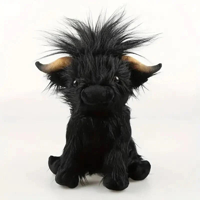 Lisslune | CUDDLY HIGHLAND COW – Plush Highland Cow for Security, Comfort & Stylish Decoration