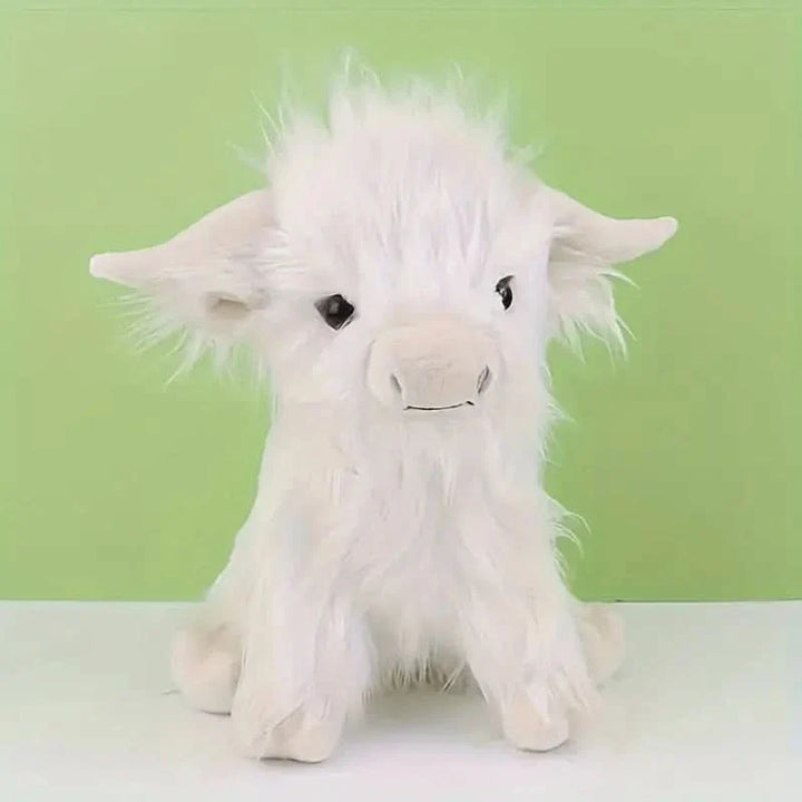 Lisslune | CUDDLY HIGHLAND COW – Plush Highland Cow for Security, Comfort & Stylish Decoration