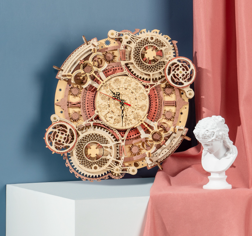 Lisslune | Zodiac wall clock and calendar