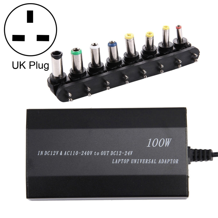 Lisslune | Laptop Notebook Power 100W Universal Charger with Car Charger & AC Power Supply & 8 Power Cords & 1 USB Port for Samsung, Sony, Asus, Acer, IBM, HP, DELL, UK Plug