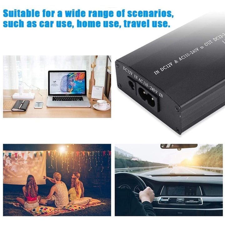 Lisslune | Laptop Notebook Power Supply 100W Universal Charger with Car Charger & AC Power Adapter & 8 Power Adapters & 1 USB Port for Samsung, Sony, Asus, Acer, IBM, HP, DELL, AU Plug