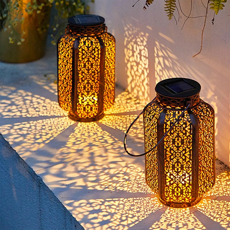Lisslune | Solar Retro LED Hanging Lantern