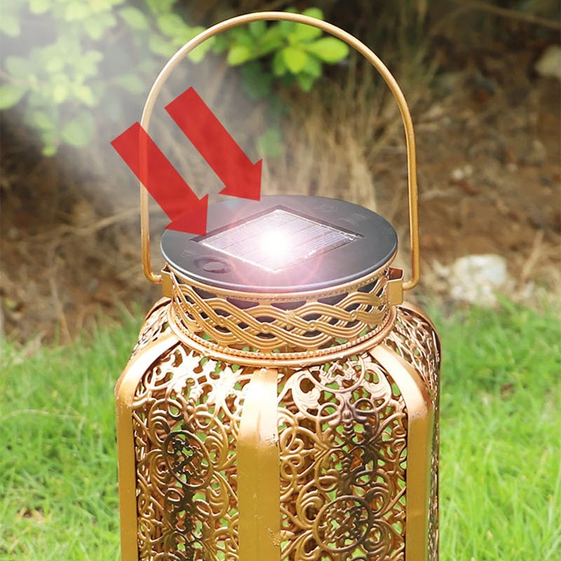 Lisslune | Solar Retro LED Hanging Lantern